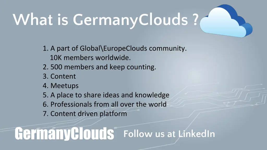 what is germanyclouds