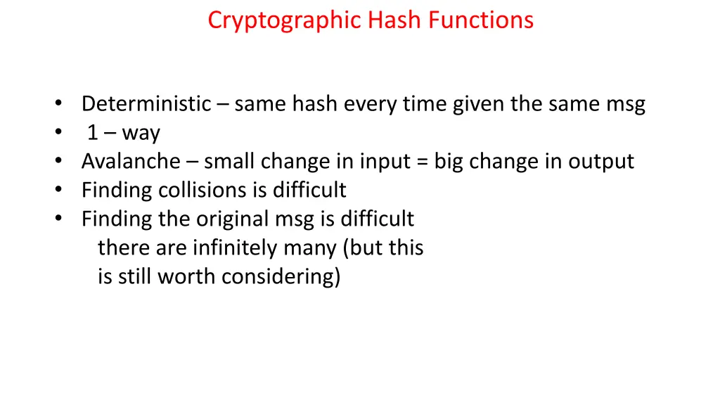 cryptographic hash functions 3