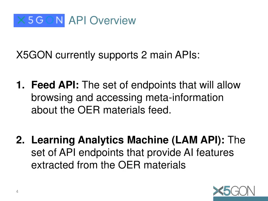 api overview