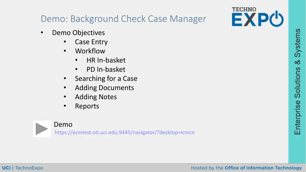 demo background check case manager