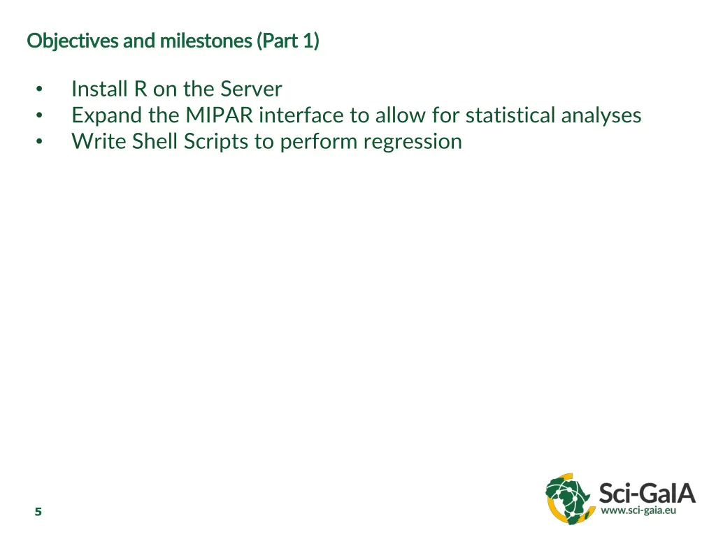 objectives and milestones part 1 objectives
