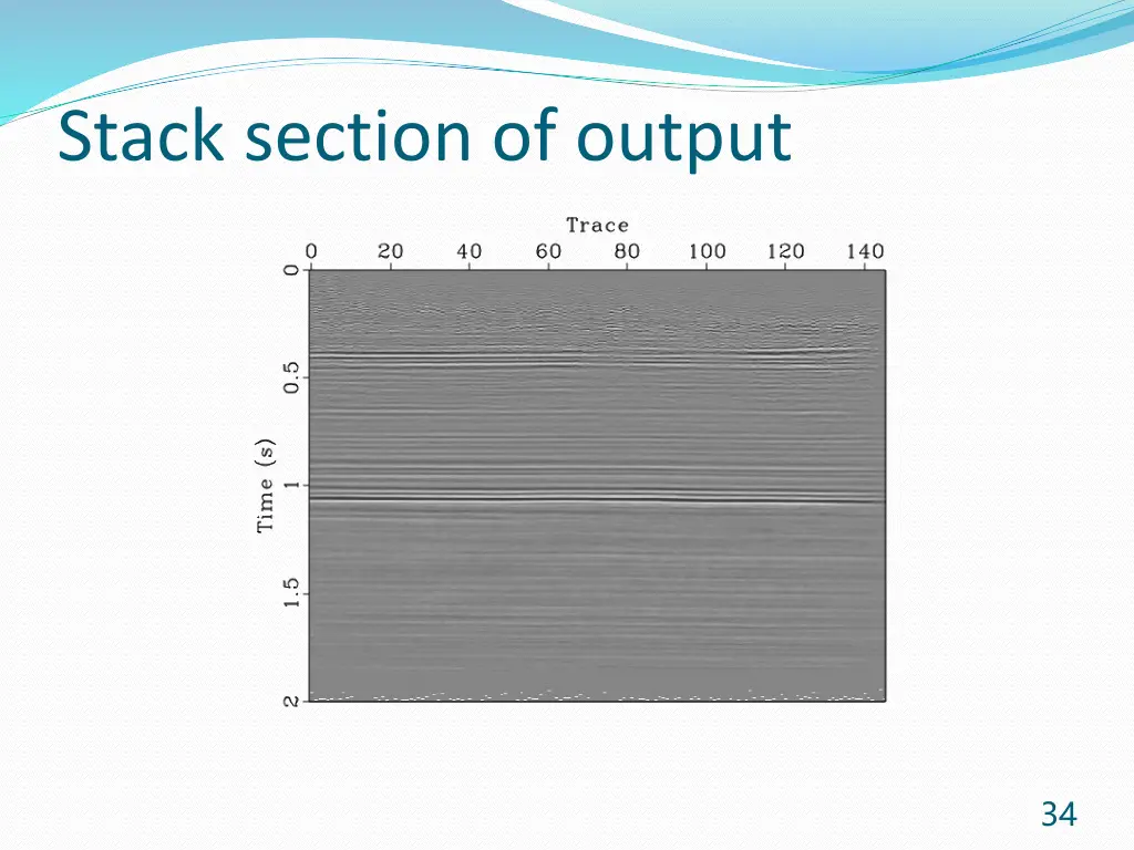 stack section of output