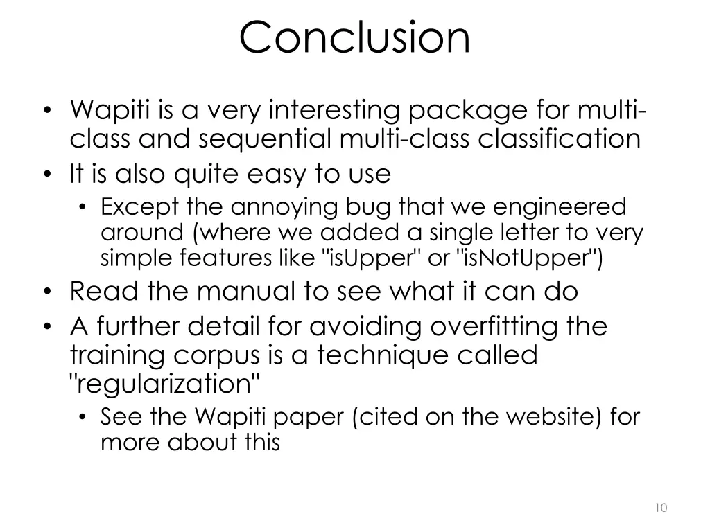 conclusion