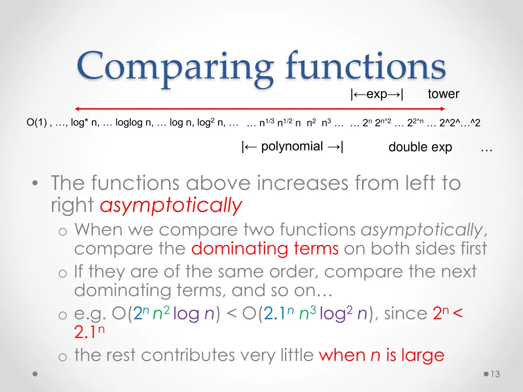 comparing functions 1