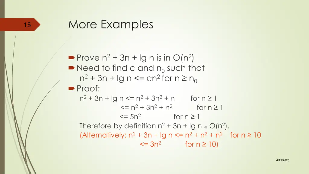 more examples