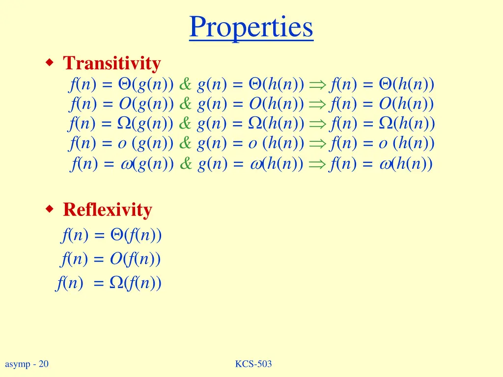 properties
