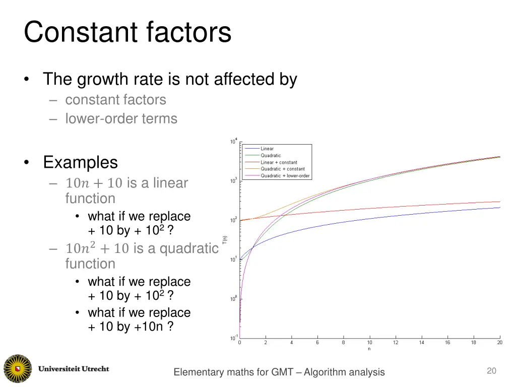 constant factors