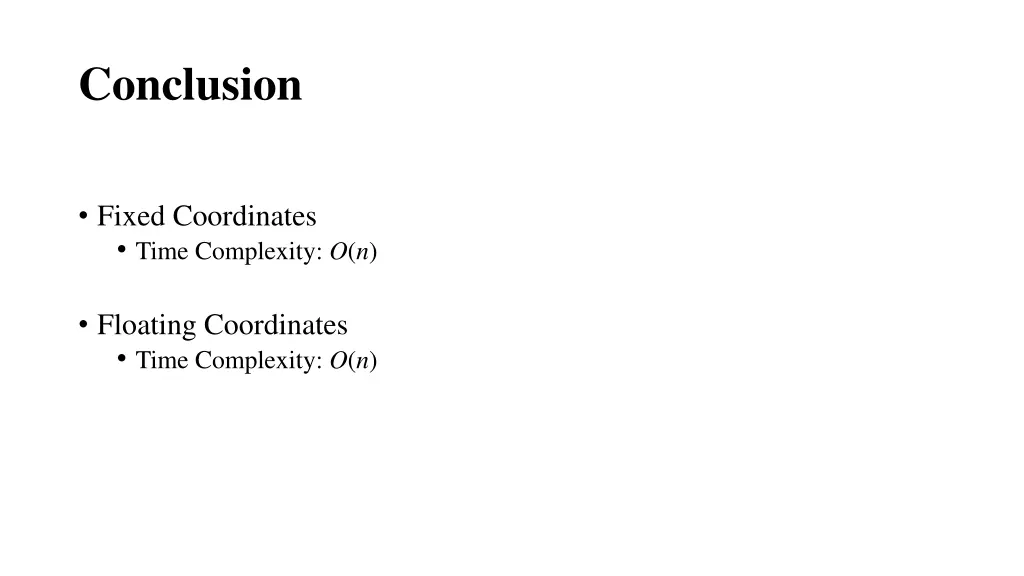 conclusion