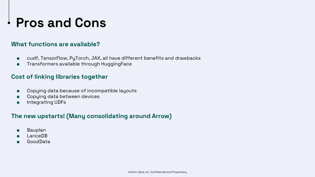 pros and cons