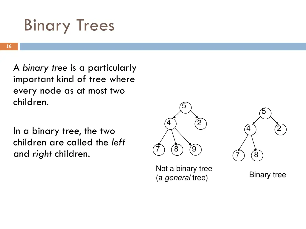 binary trees