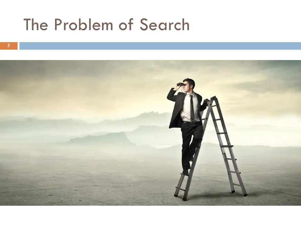 the problem of search