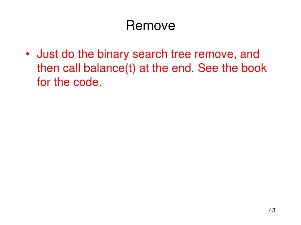 remove