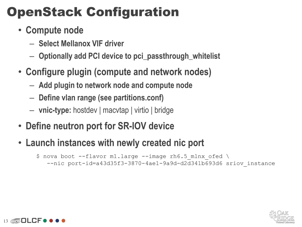 openstack configuration compute node select