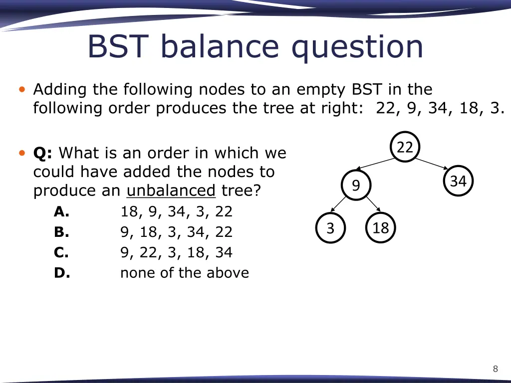 bst balance question