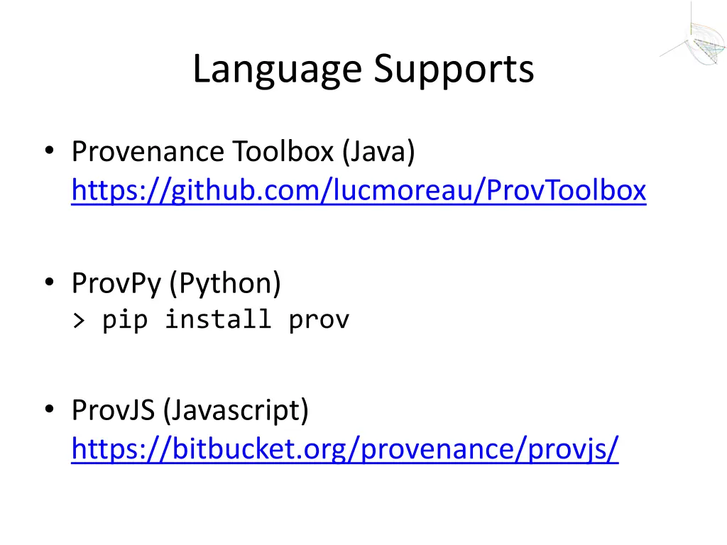 language supports