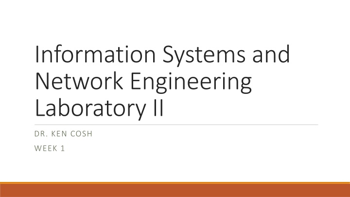 information systems and network engineering