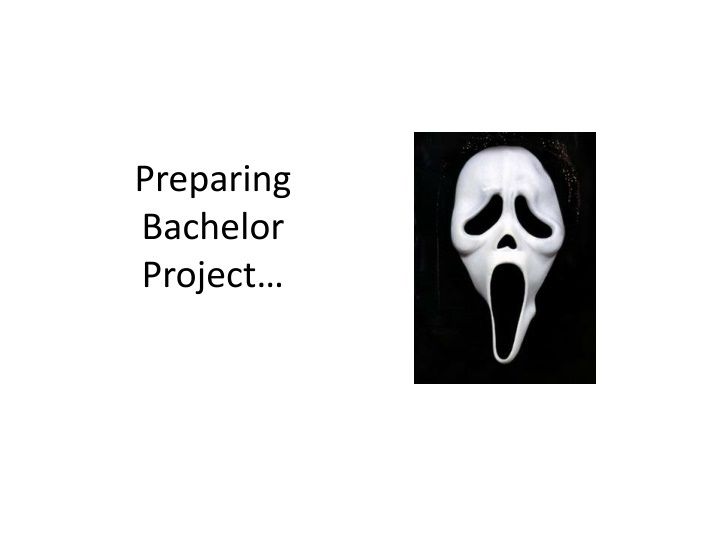 preparing bachelor project