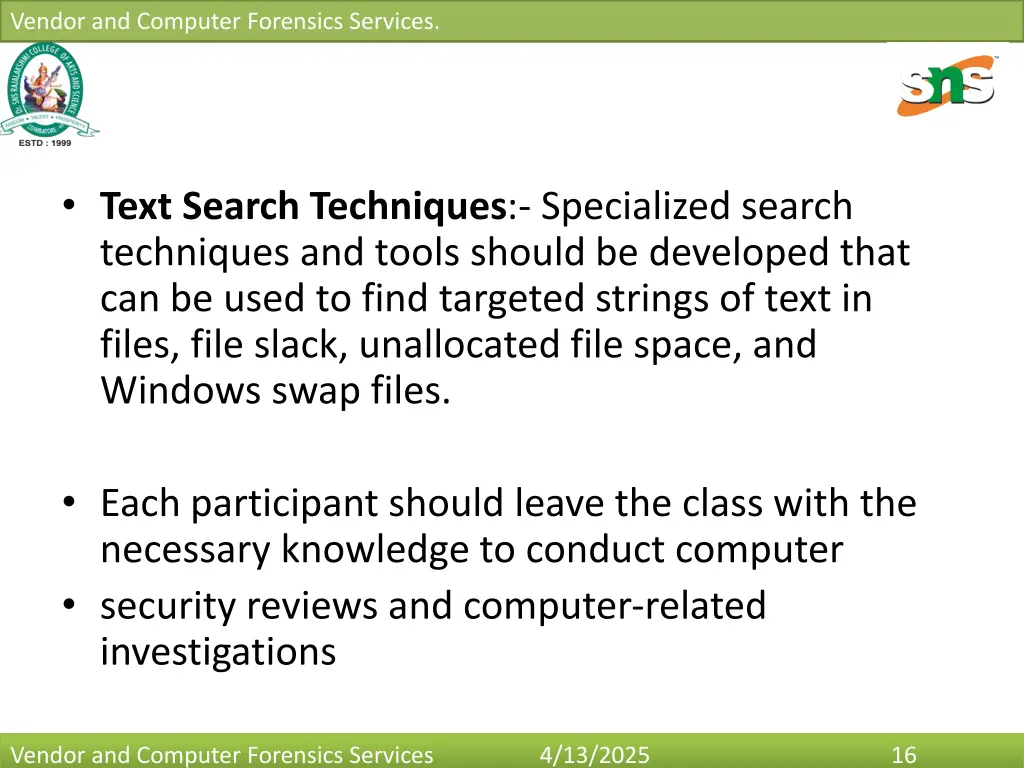 vendor and computer forensics services 15