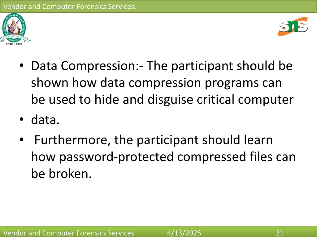 vendor and computer forensics services 20