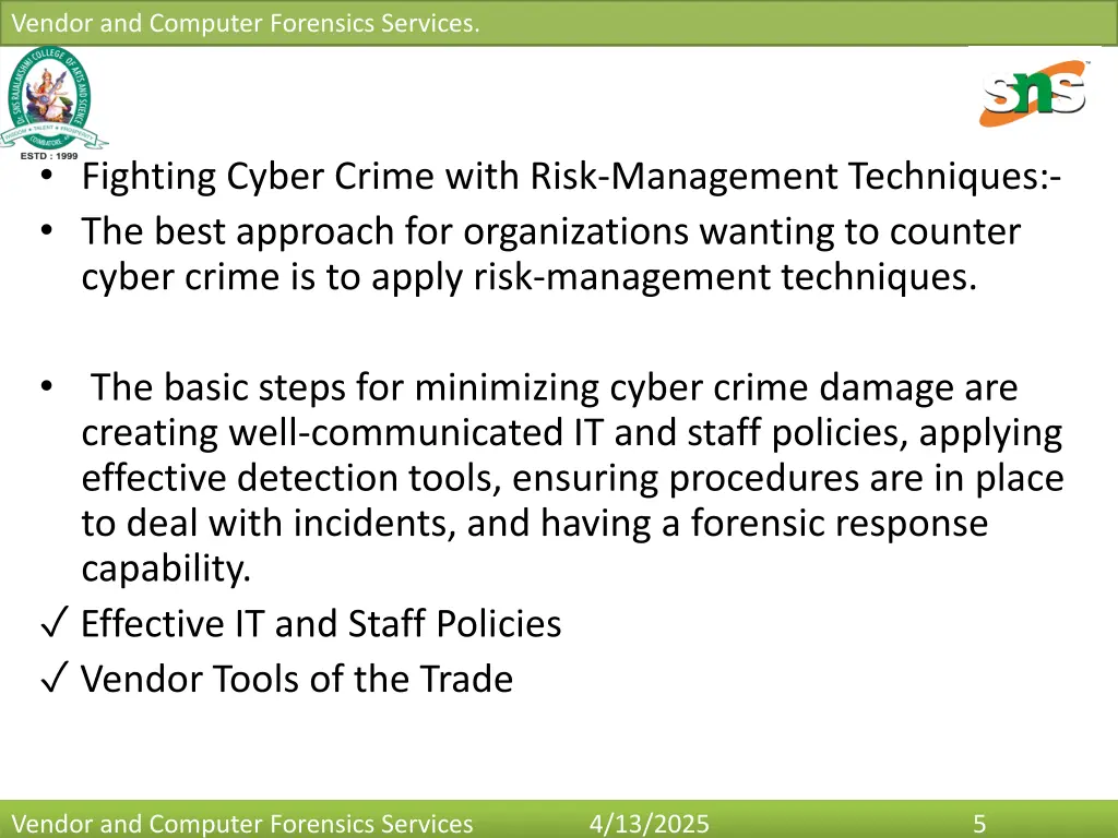 vendor and computer forensics services 4