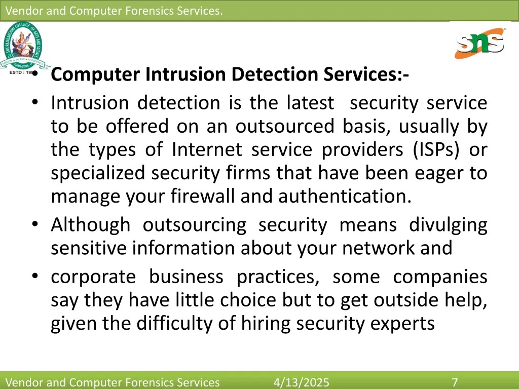 vendor and computer forensics services 6