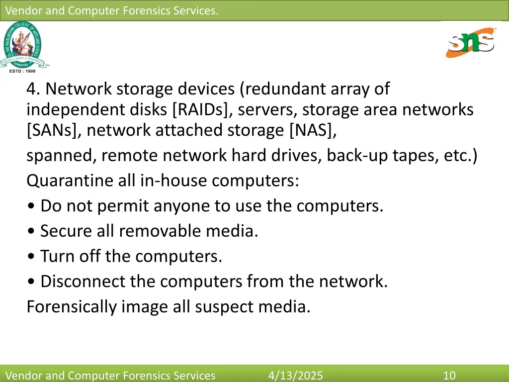 vendor and computer forensics services 9