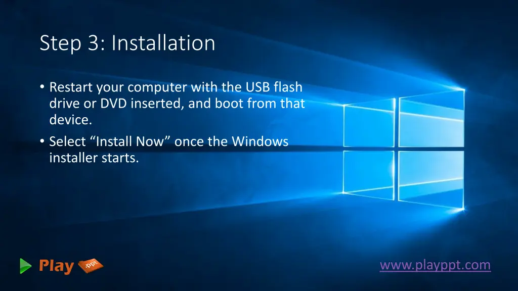 step 3 installation