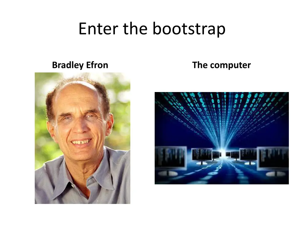 enter the bootstrap