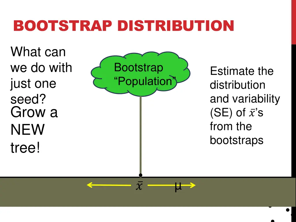 bootstrap distribution