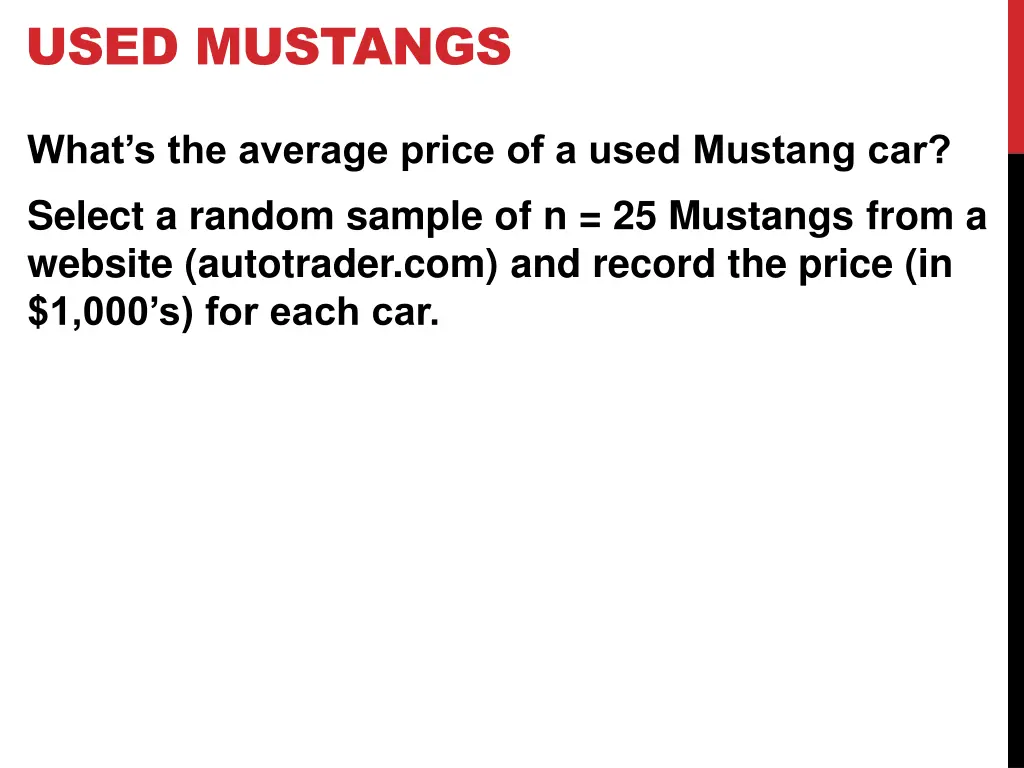 used mustangs