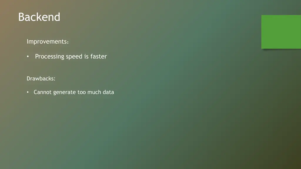 backend 3