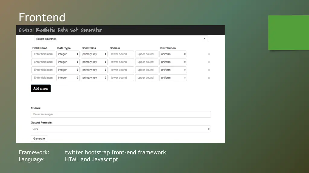 frontend