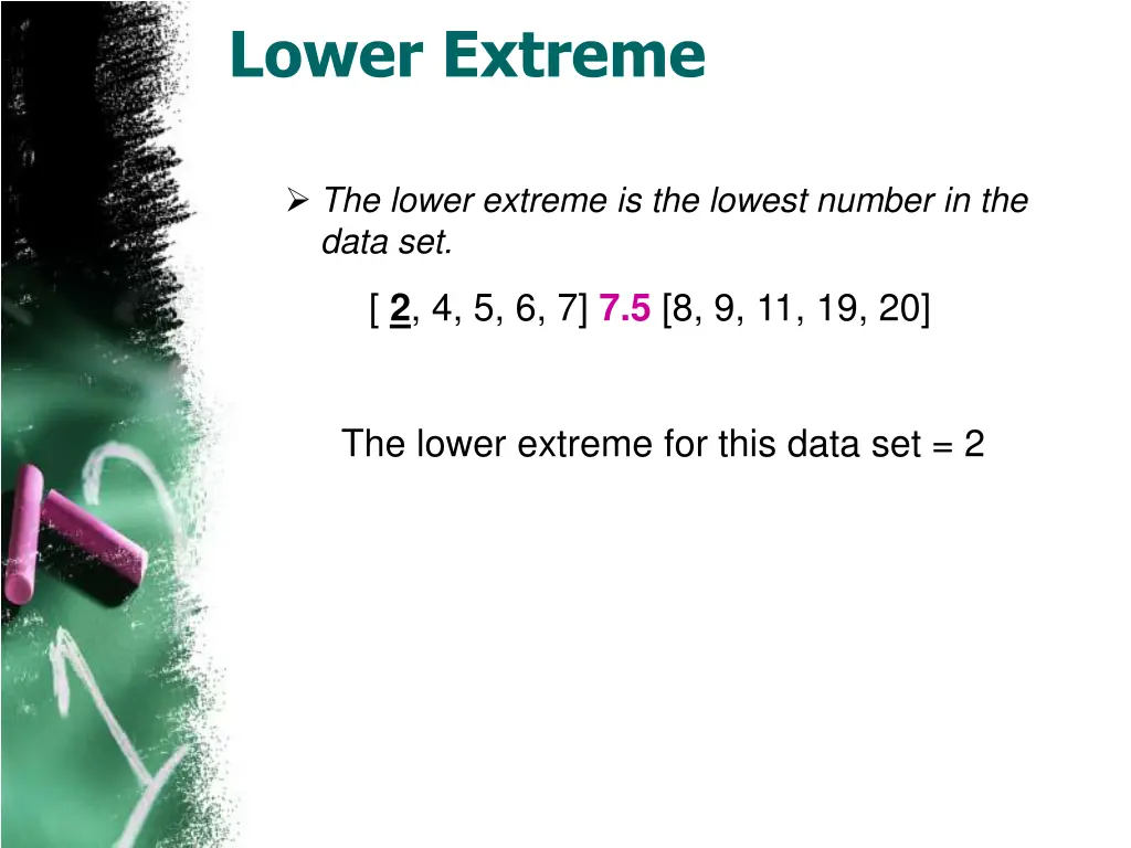 lower extreme