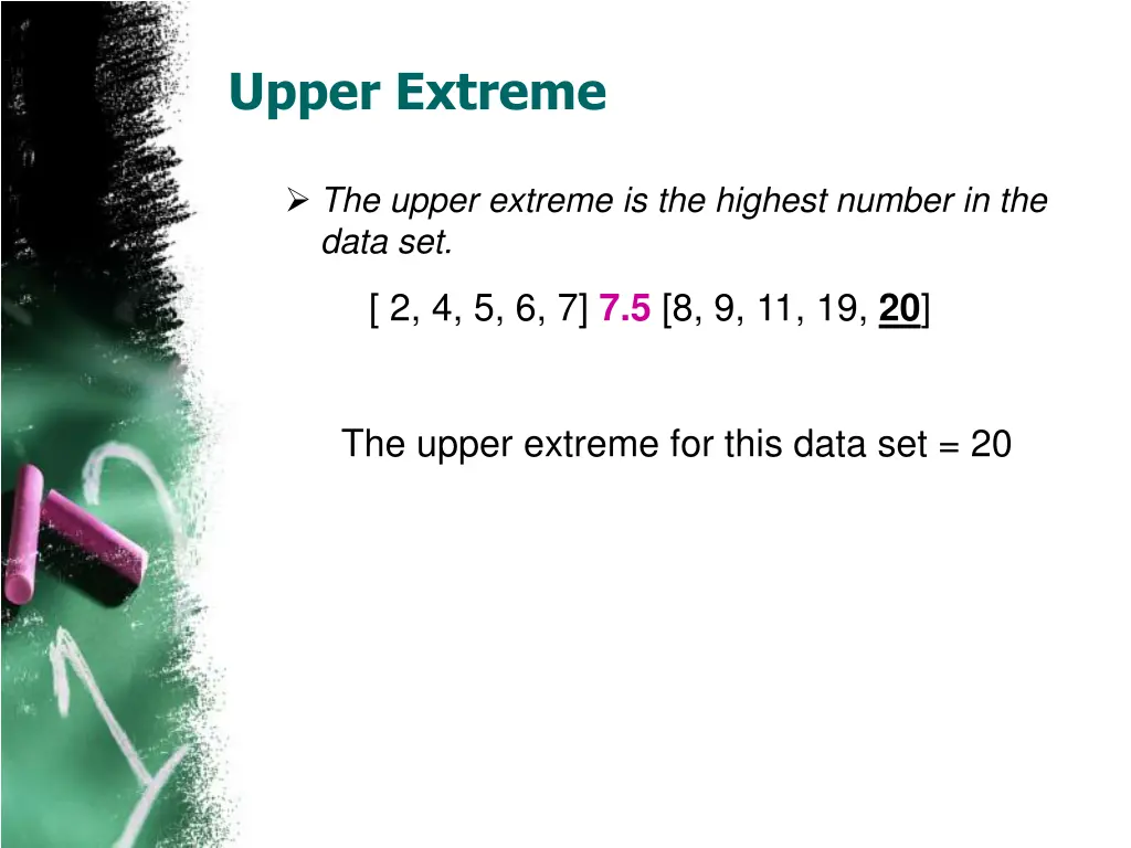 upper extreme