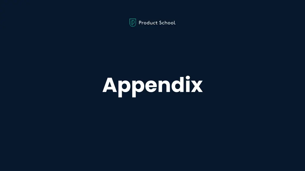 appendix