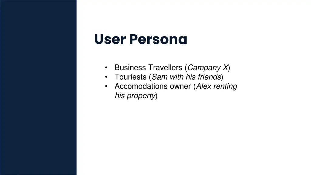 user persona