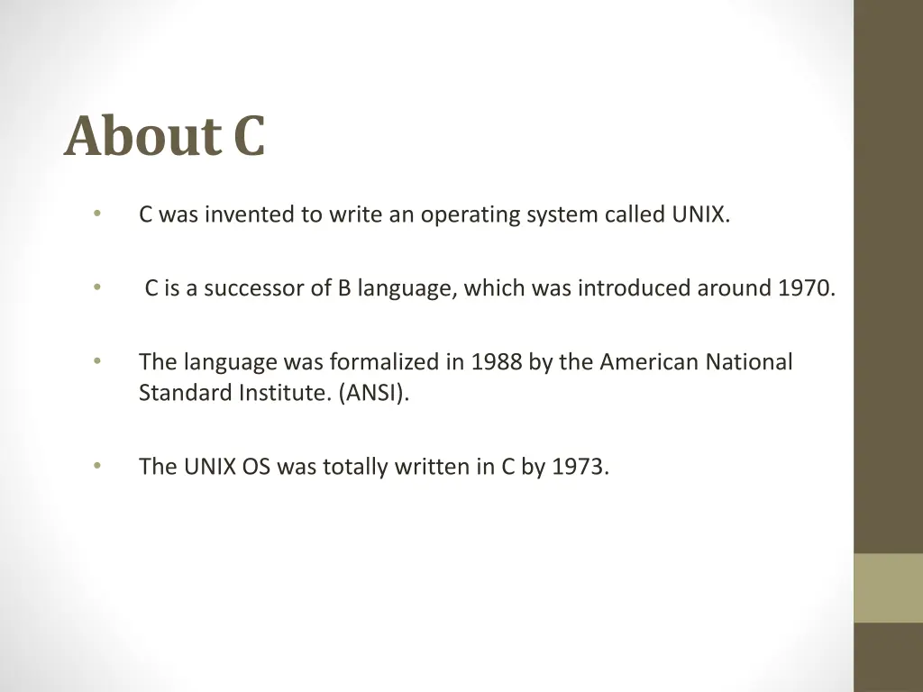 about c