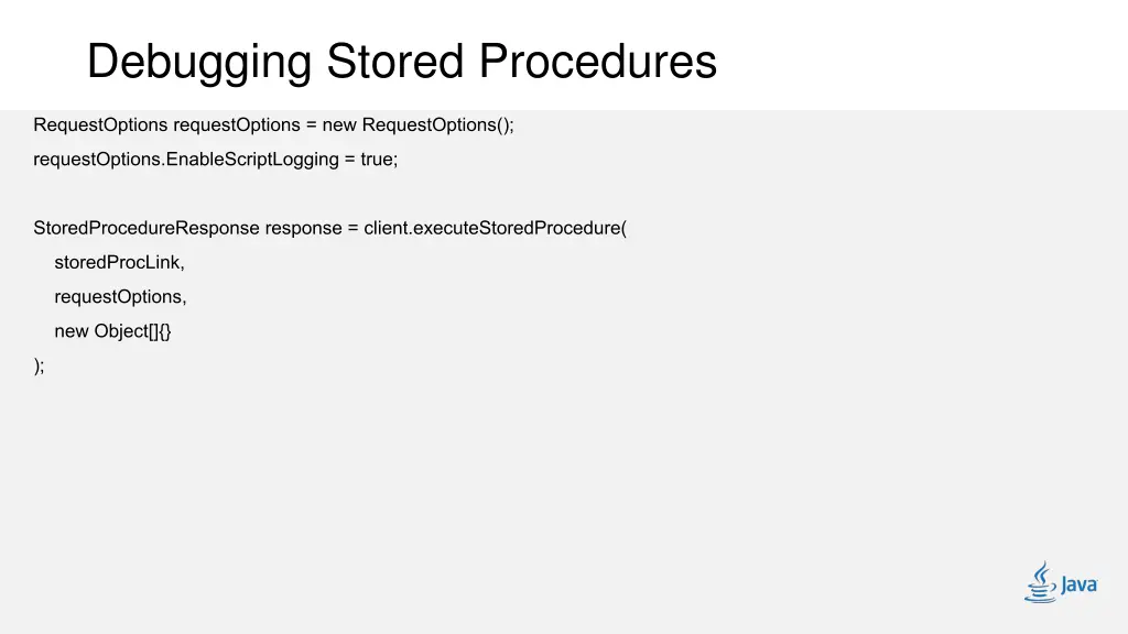 debugging stored procedures 2
