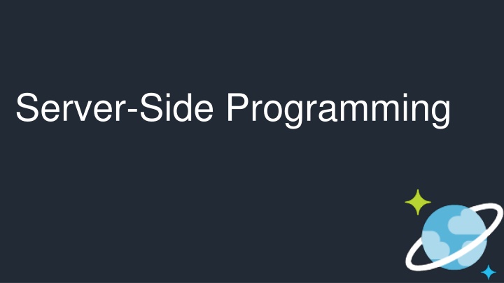 server side programming
