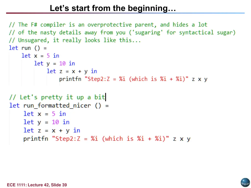 let s start from the beginning 1