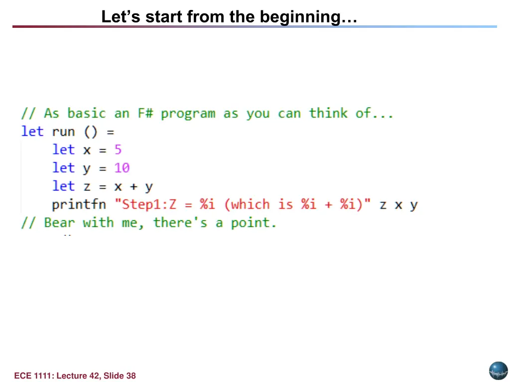 let s start from the beginning