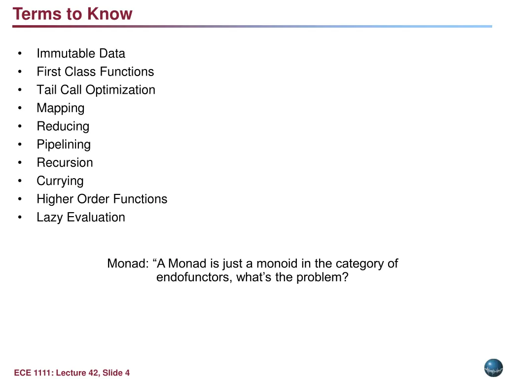 terms to know