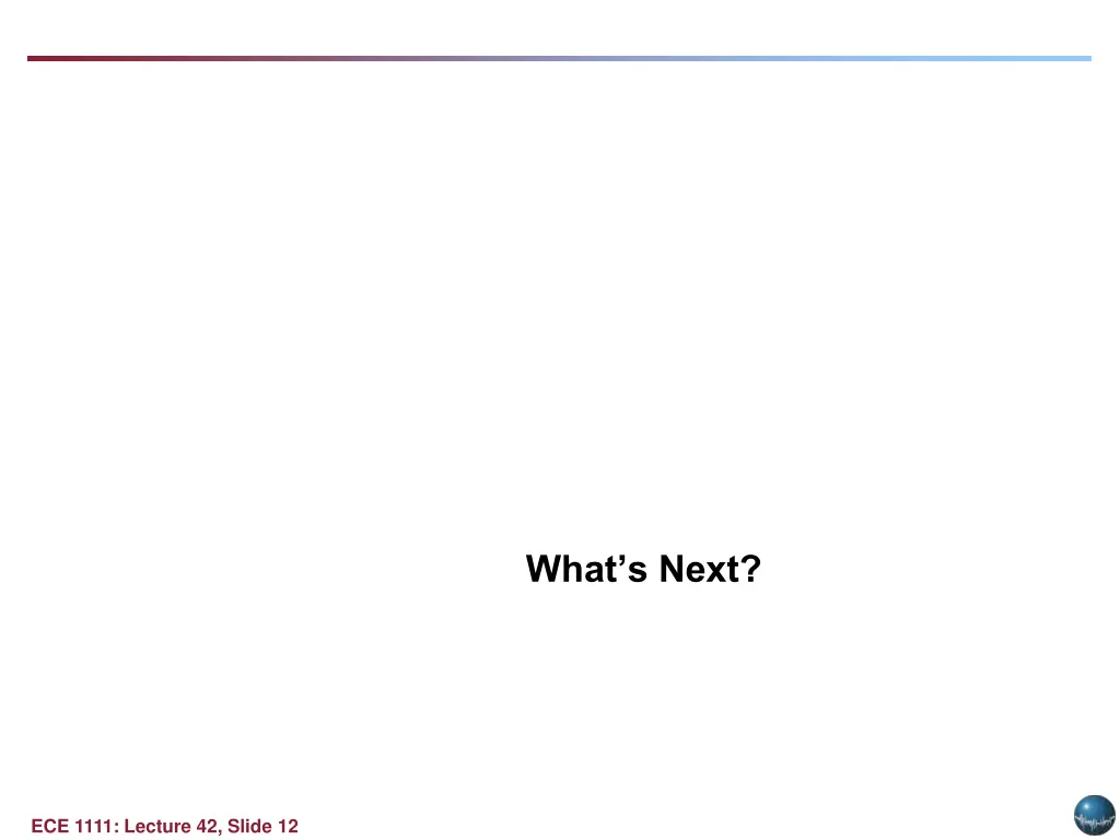 what s next