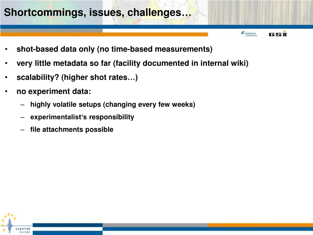 shortcommings issues challenges