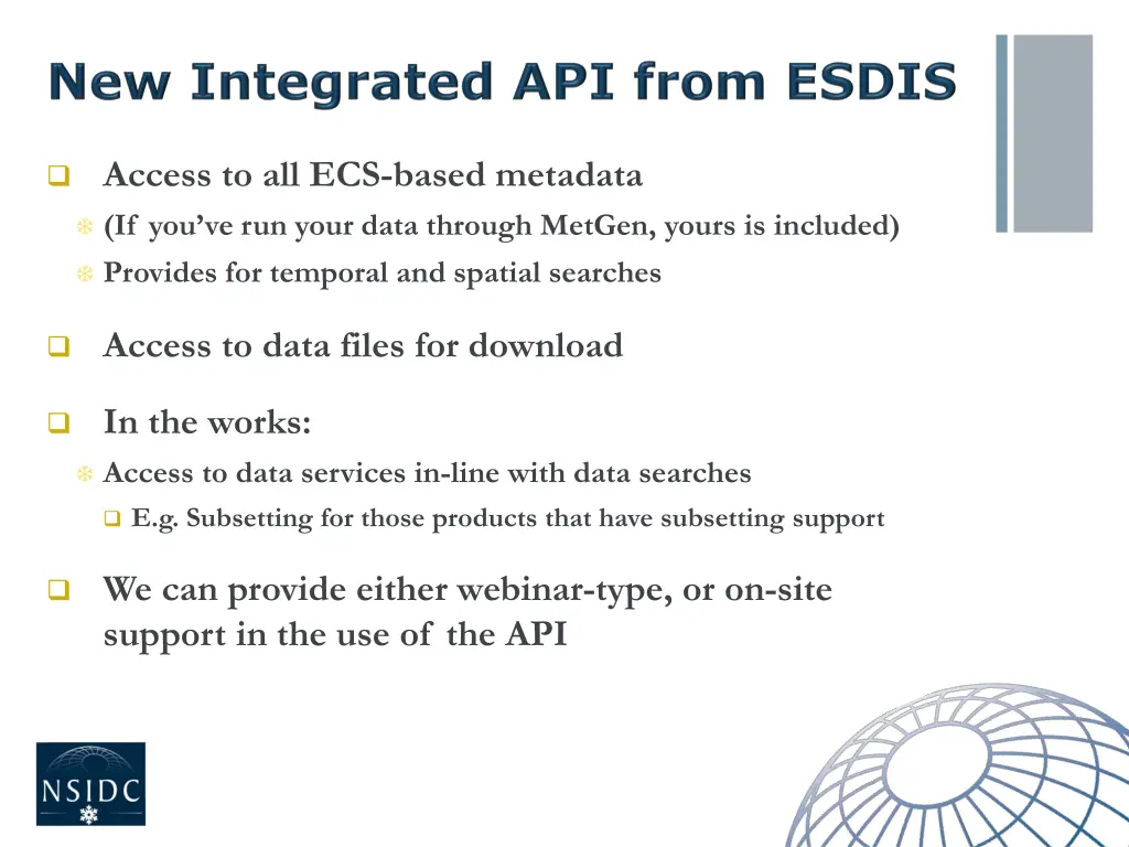 access to all ecs based metadata