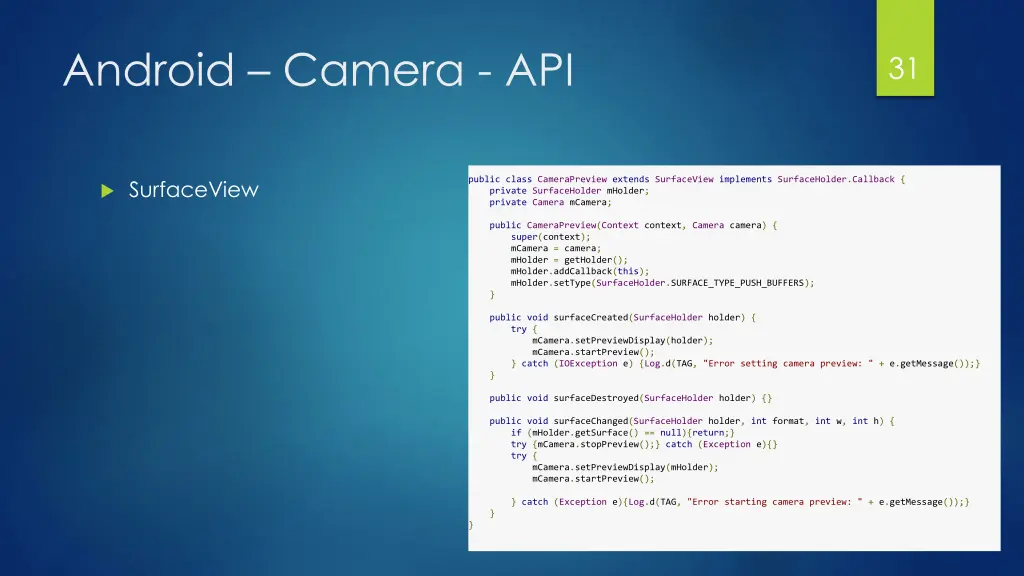 android camera api 4