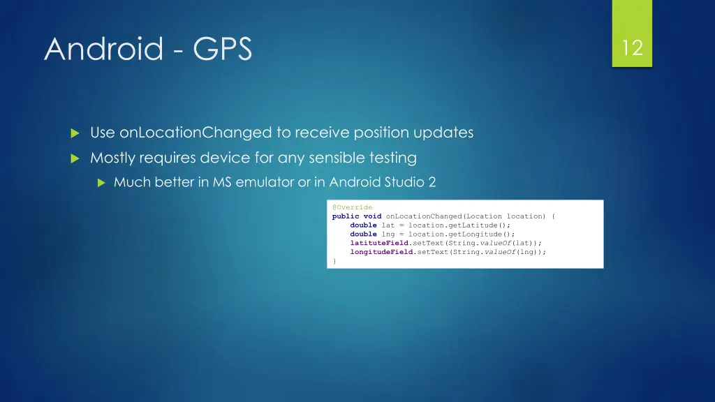 android gps 3