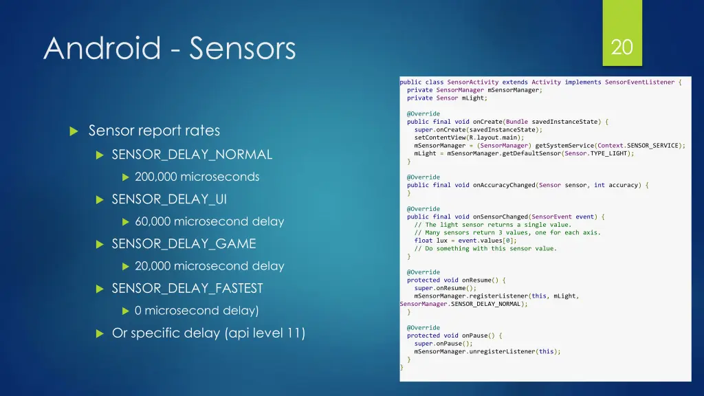 android sensors 7