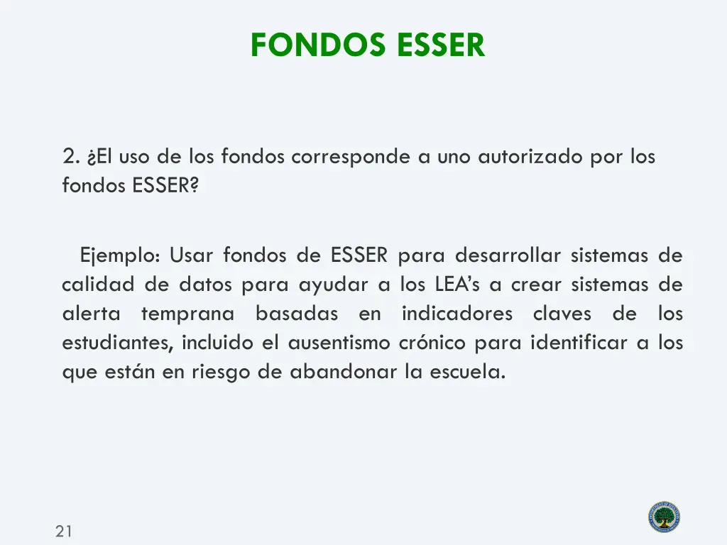 fondos esser 1