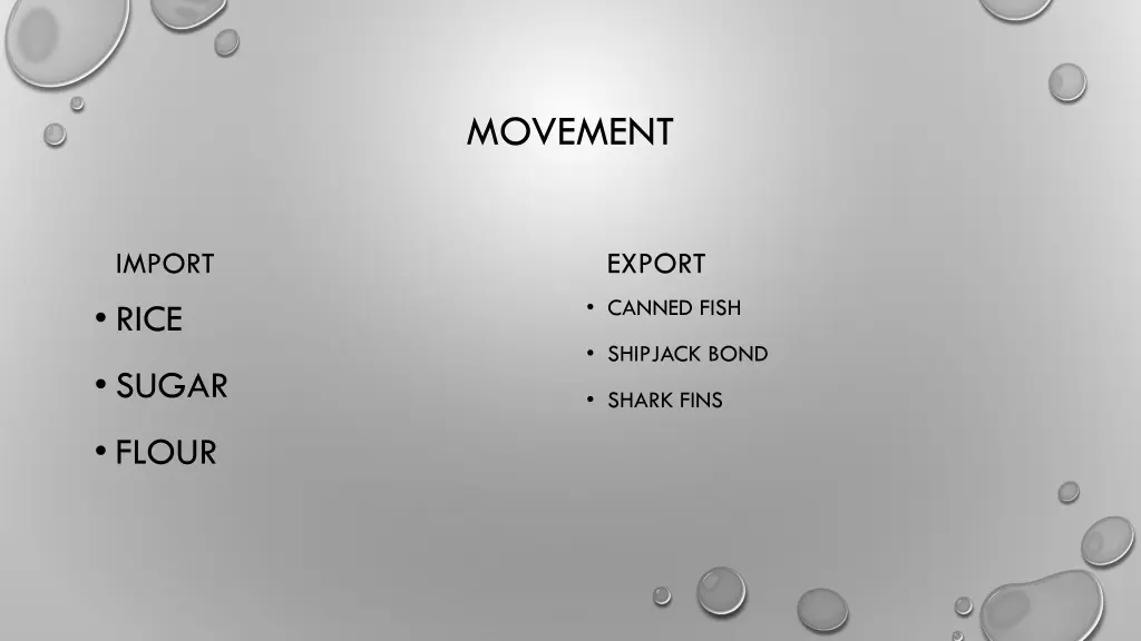 movement